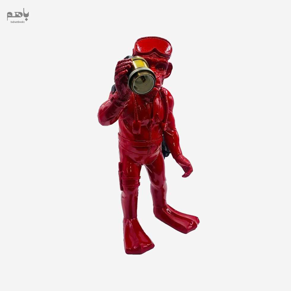 آباژور میمون غواص قرمز براق - 1