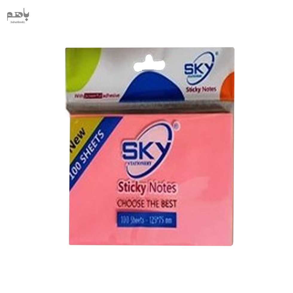 پست‌ایت لوازم التحریر آسمان مدل 100برگ  75 در 125 - 0