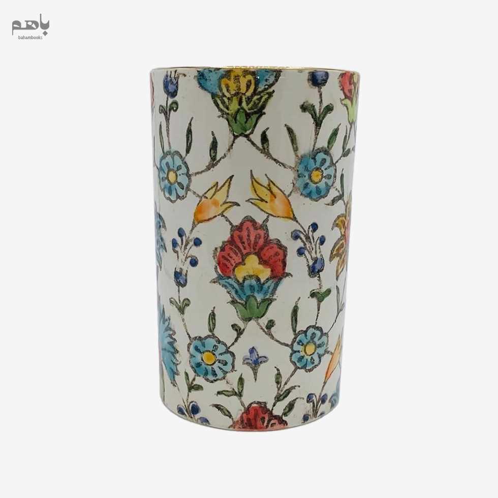 گلدان بزرگ طرح ریسه گل