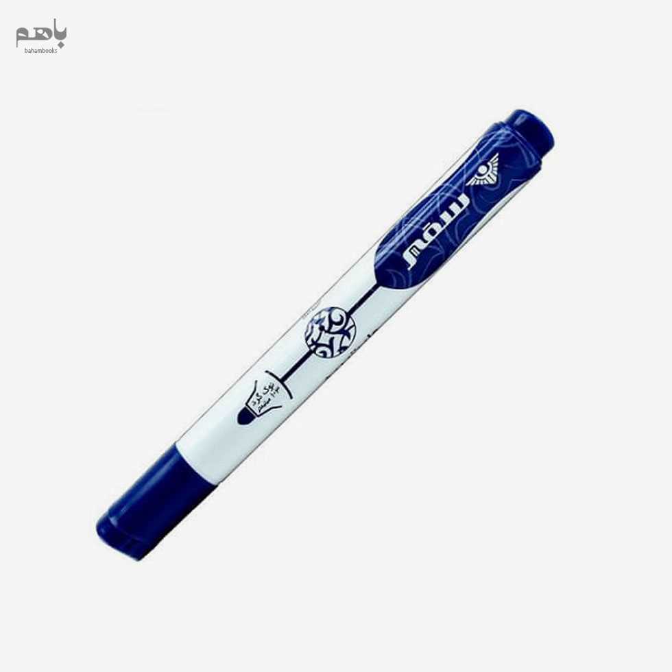 ماژیک وایت‌برد سفیر رنگ آبی سر گرد 3-1میلیمتر