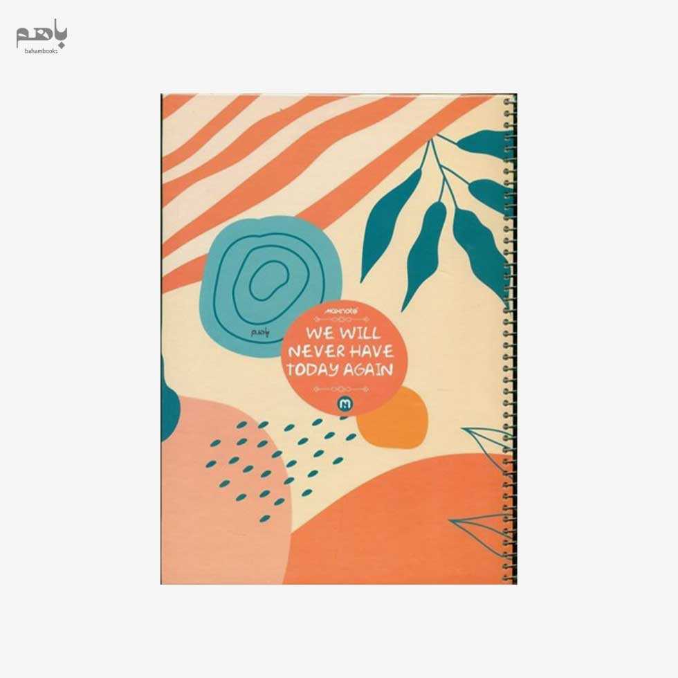 دفتر 100برگ نهال مکث مدل سیمی جلد سخت کد9176