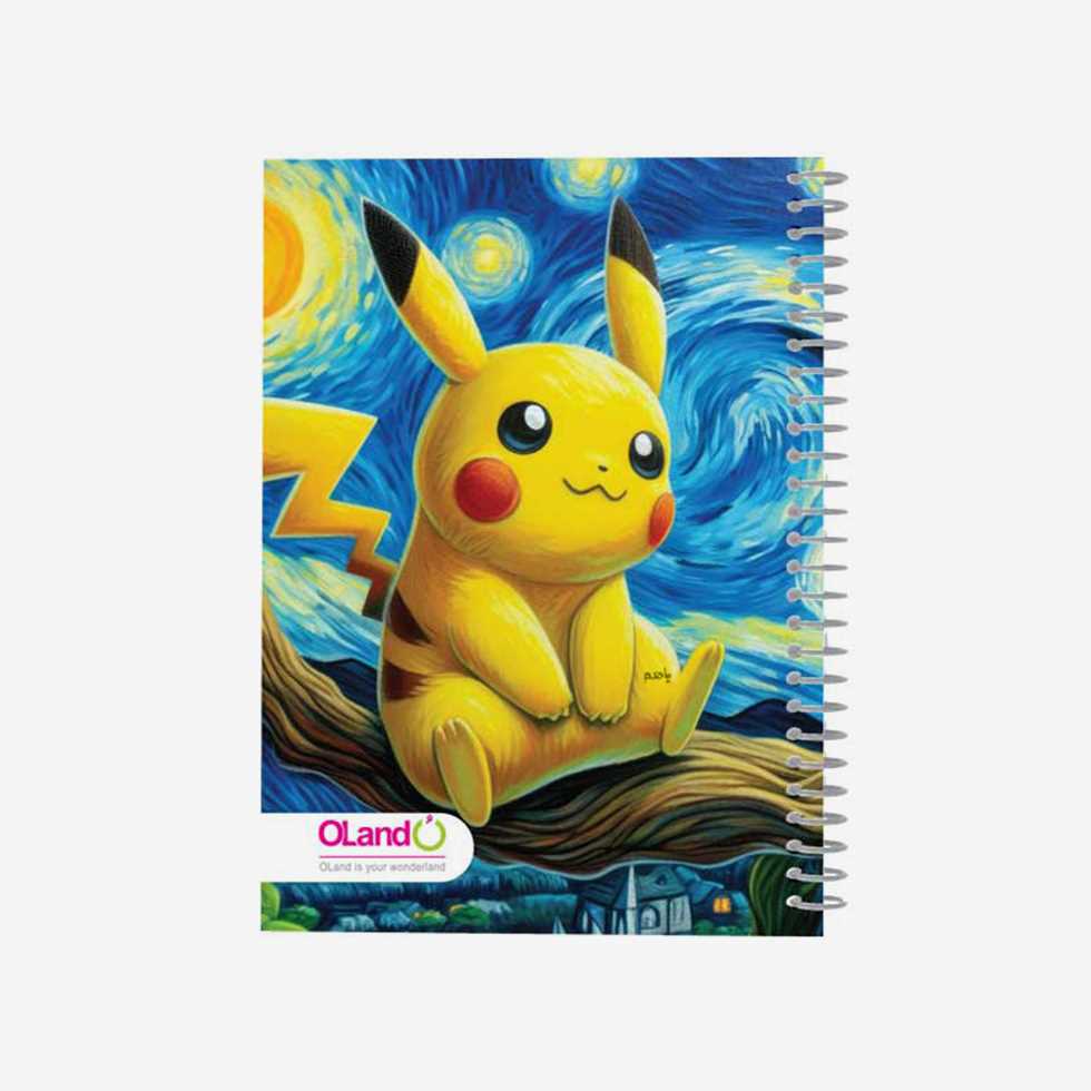 دفتر 40 برگ سیمی کیوتی کالر اولند