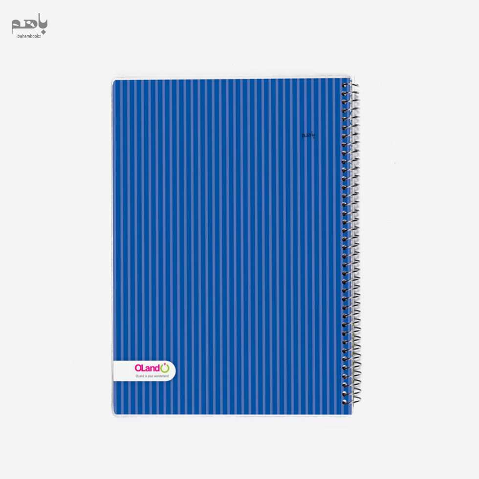 دفتر الند مدل ژلاتو سیمی مجلد 80 برگ