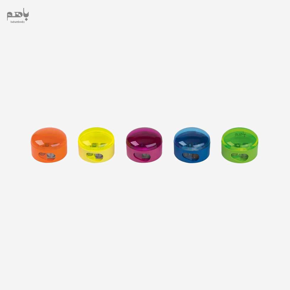 تراش پلاستیکی ام آر مدل 2 سوراخ با مخزن پلاستیکی کد 03440000 - 1