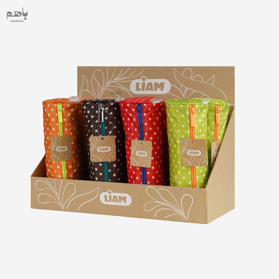 جامدادی لیام مدل استوانه ‌ای تک زیپ 3050