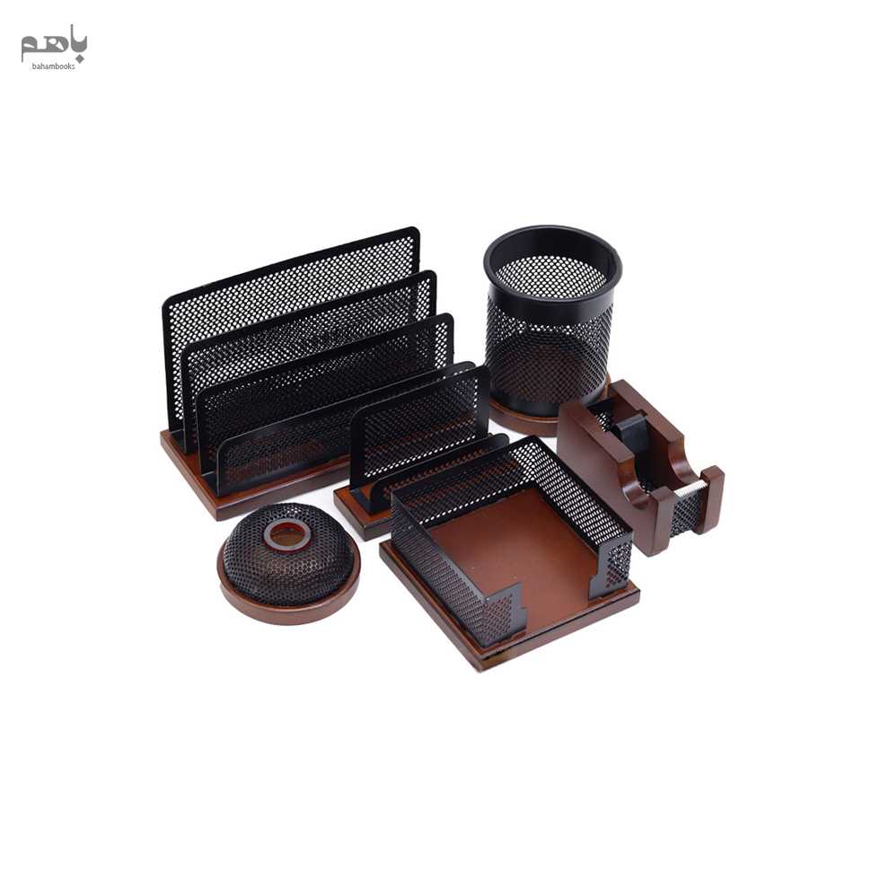 سرویس زینو تحریر مدل 7تکه چوب ‌و‌ فلز با کازیه کد850506 - 1