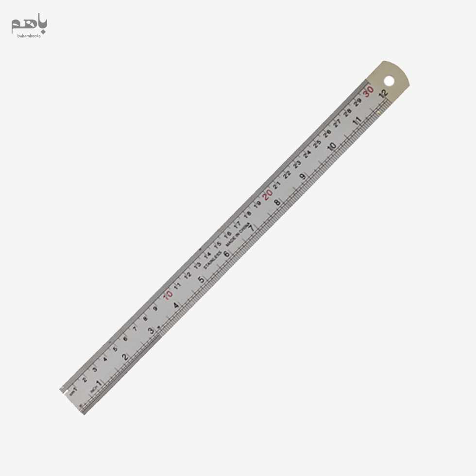 خط‌ کش فلزی آلپر مدل 30 سانت