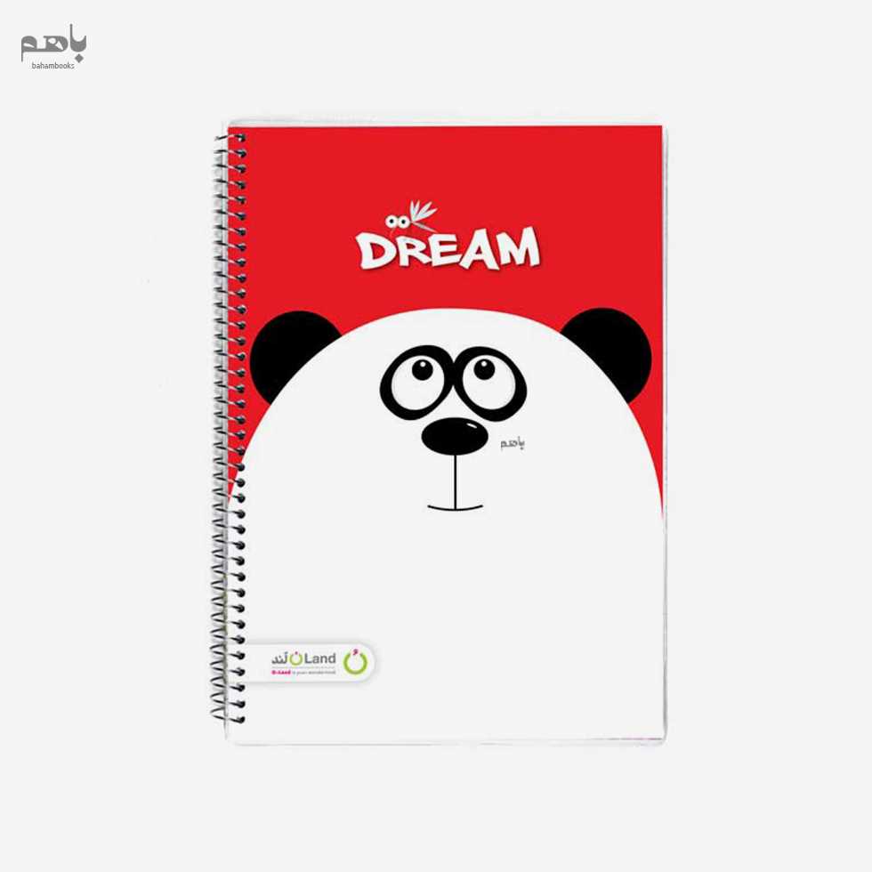 دفتر انگلیسی 40 برگ 2 خط سیمی الند