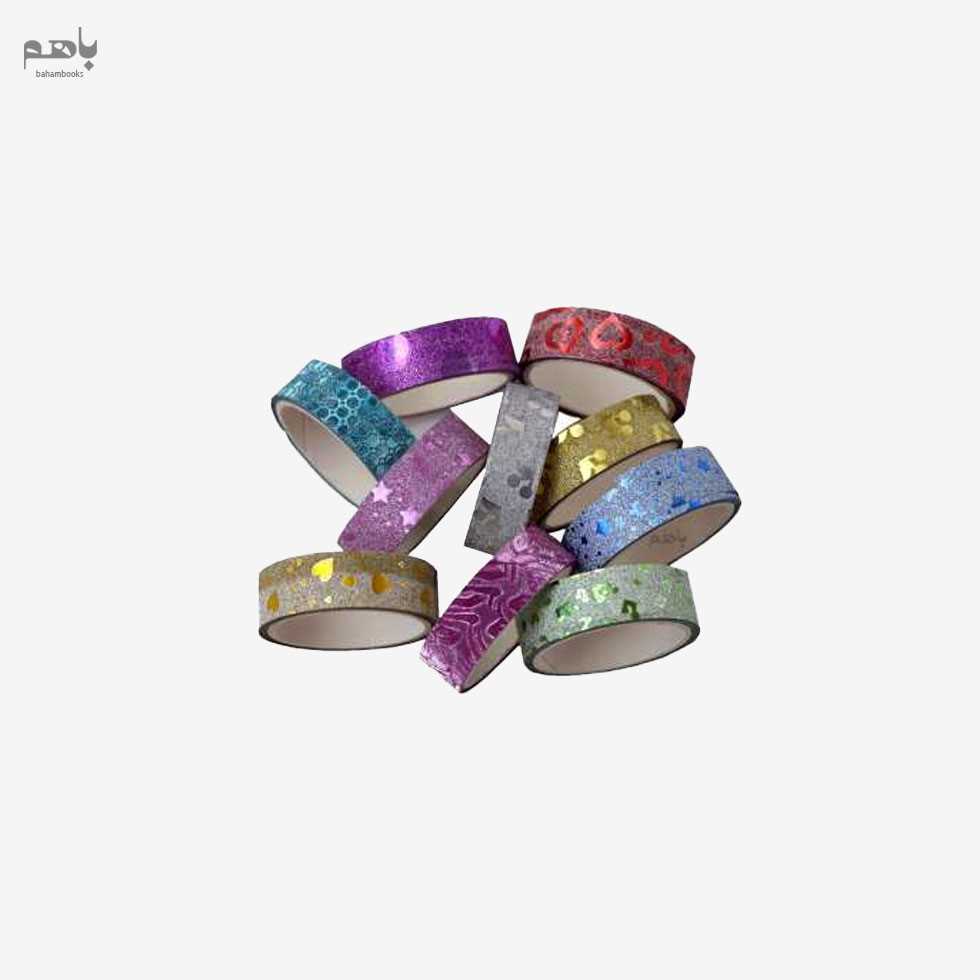 چسب نواری واشی طرح ساده و اکلیلی - 0