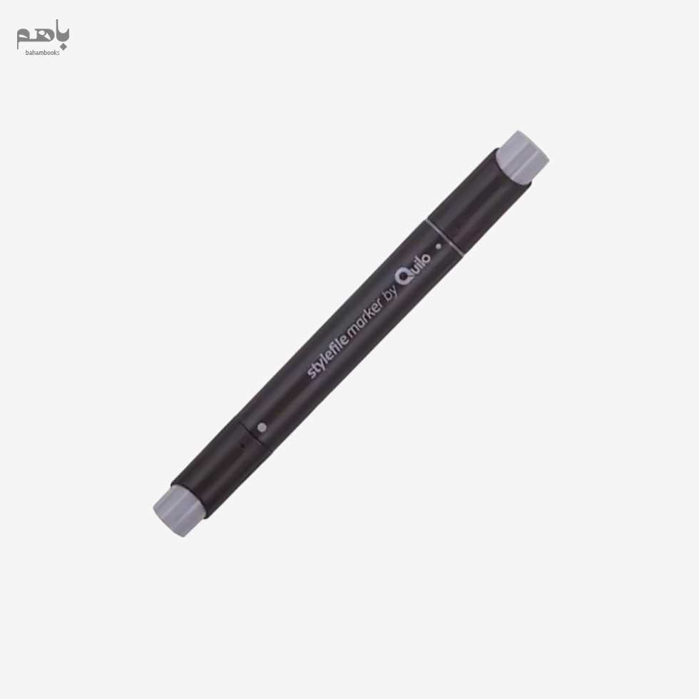 ماژیک طراحی کویلو مدل 2 سر راندو رنگ خاکستری سبز کد CG3 - 0