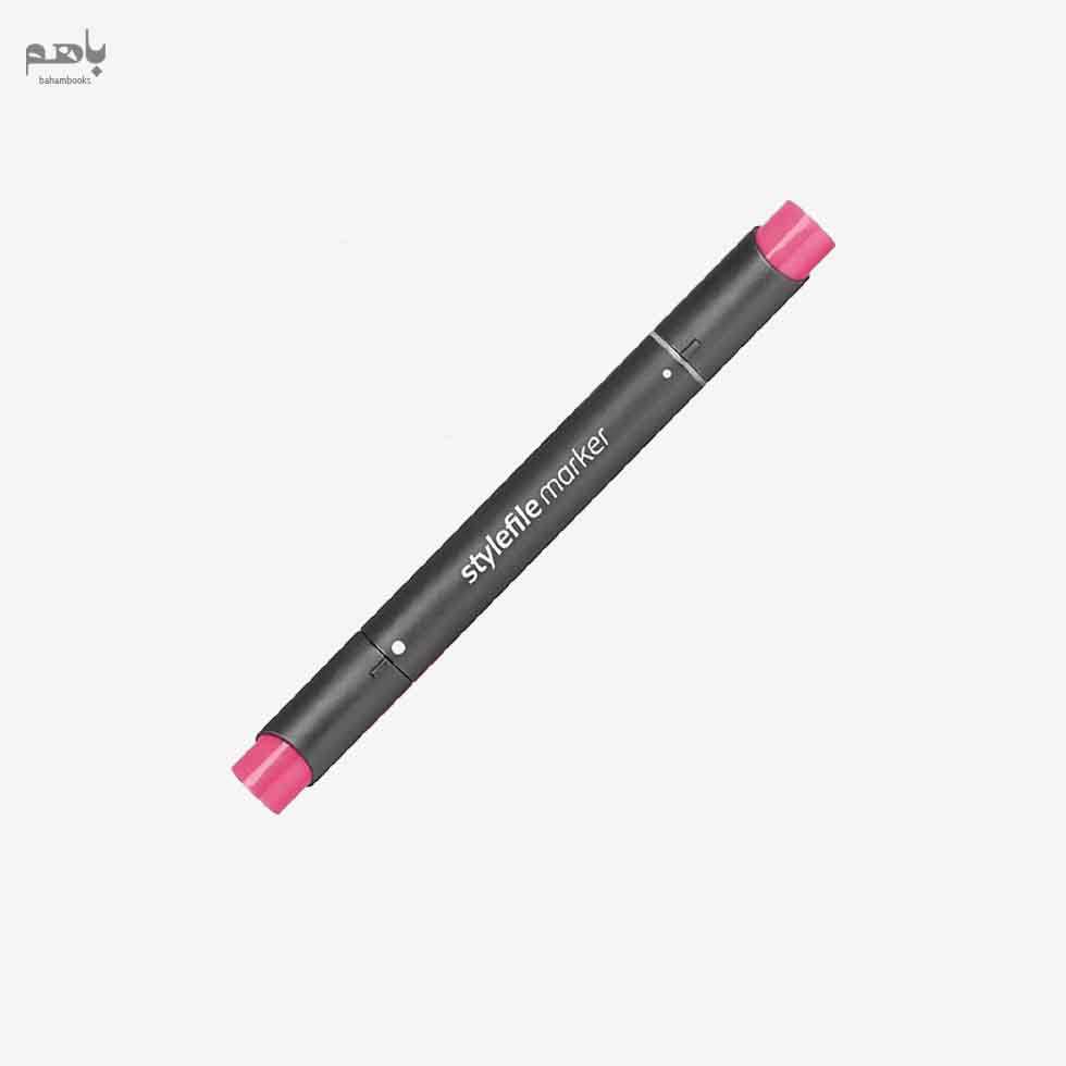 ماژیک طراحی کویلو مدل 2 سر راندو رنگ صورتی گیلاسی کد CP356 - 0