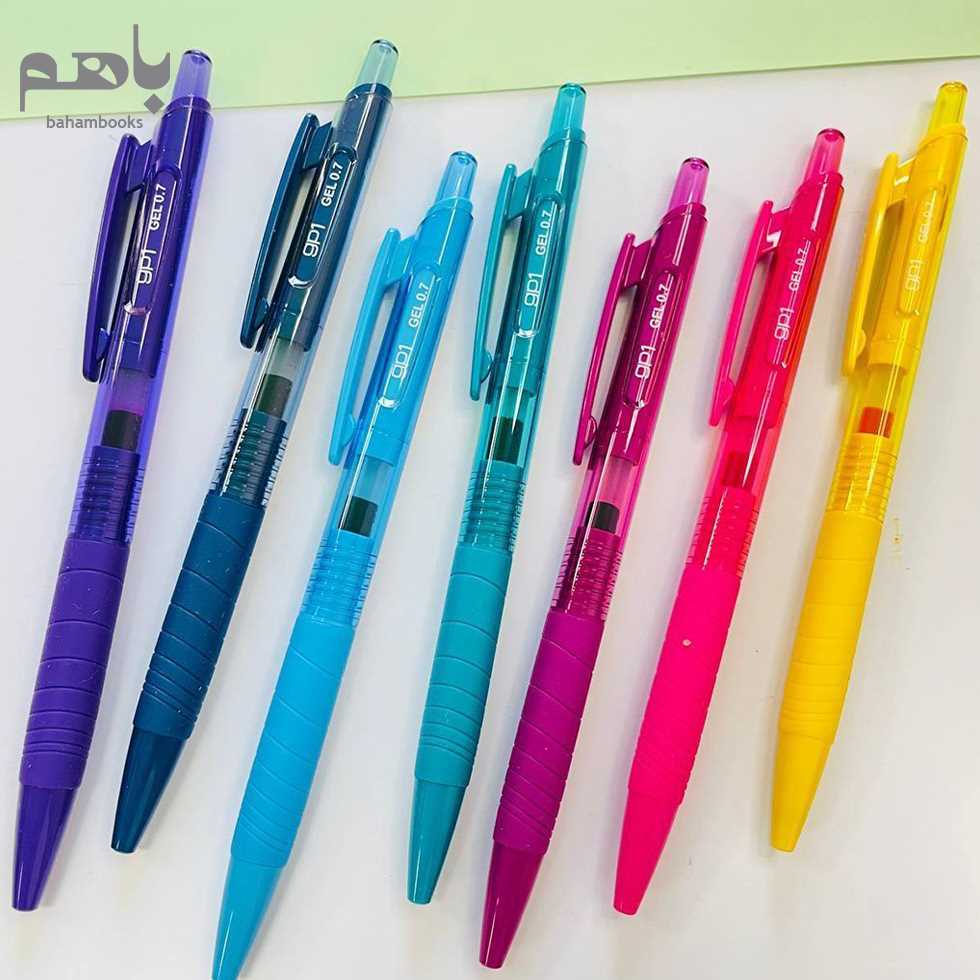 خودکار کرند مدل ژله‌ای رنگ زرد 0.7 - 1