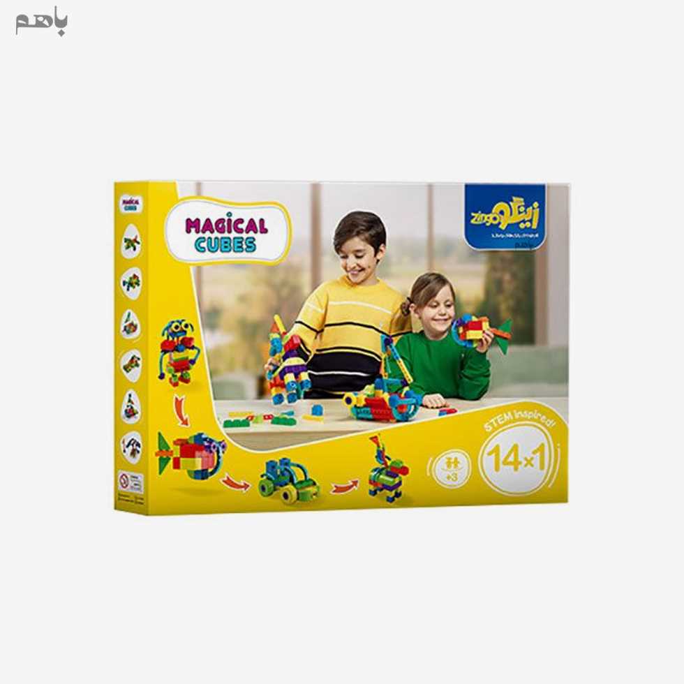 مکعب‌های جادویی 1 در 14 (110 قطعه) - 0