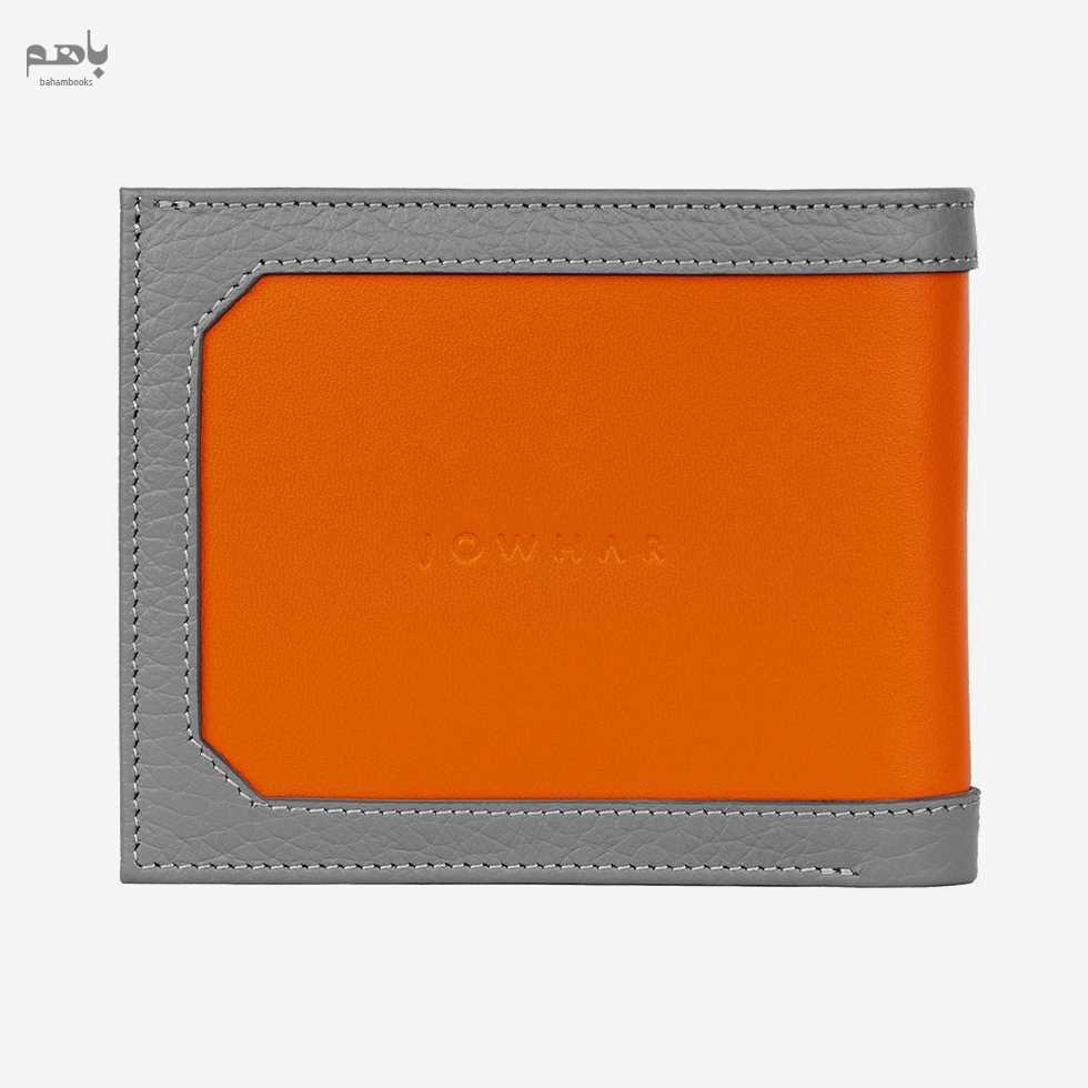 کیف پول جوهر مدل فریم رنگ آمبر - 0