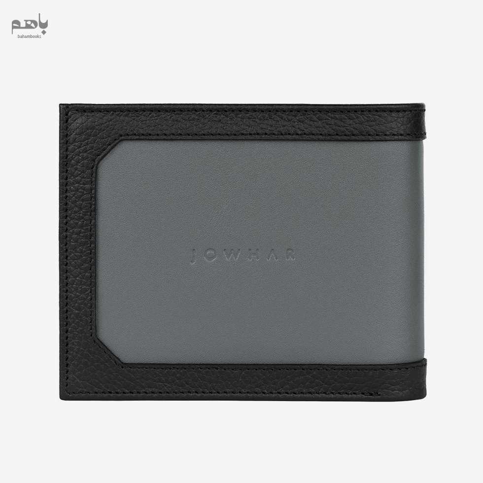 کیف پول جوهر مدل فریم رنگ اسلیت - 0