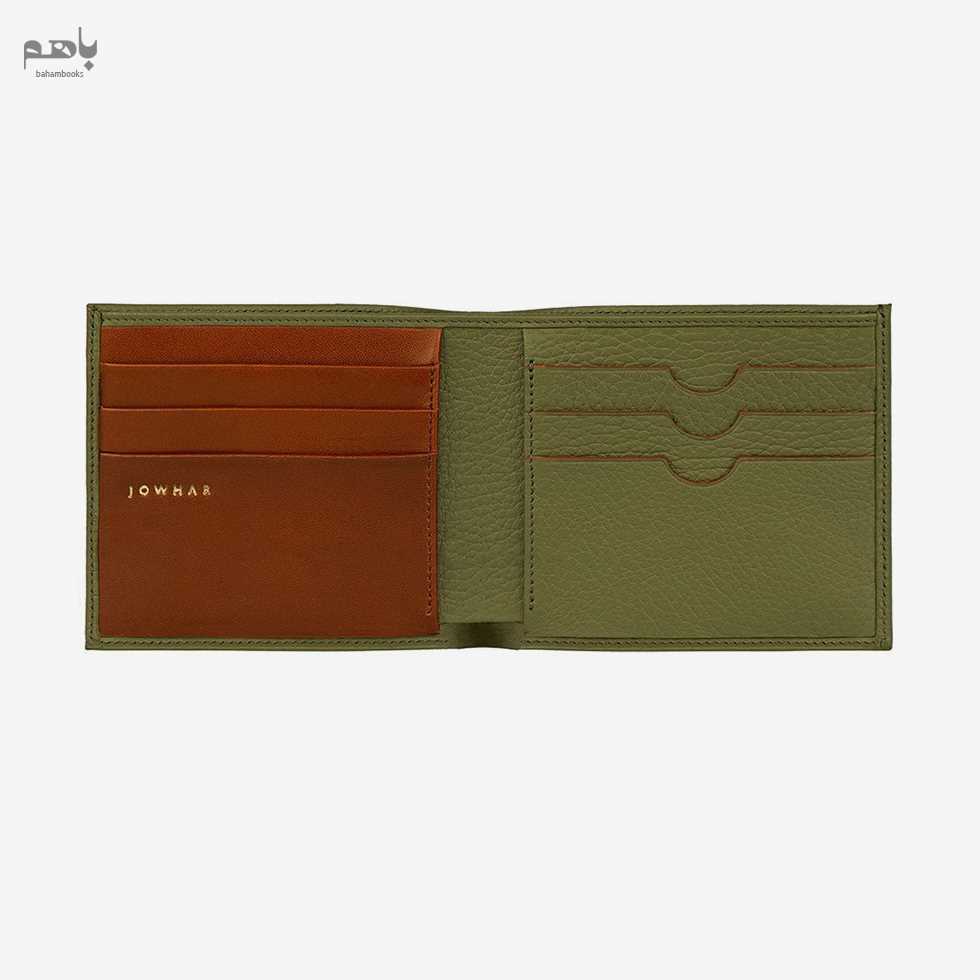 کیف پول جوهر مدل فریم رنگ آلیو - 1