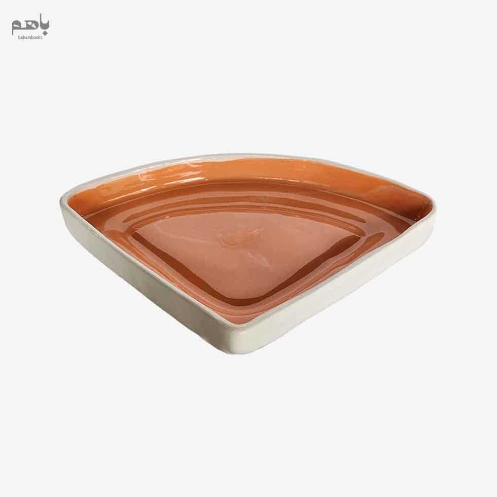 ظرف ربع دایره رنگ نارنجی - 1
