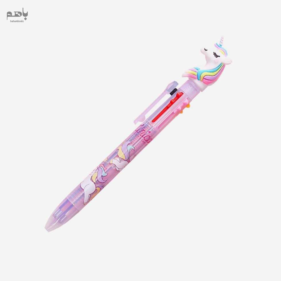 خودکار فانتزی 6 رنگ طرح یونیکورن - 0