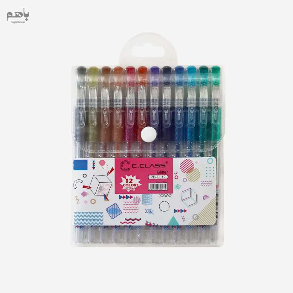 روان ‌نویس سی‌کلاس مدل اکلیلی 12 رنگ کد GL12