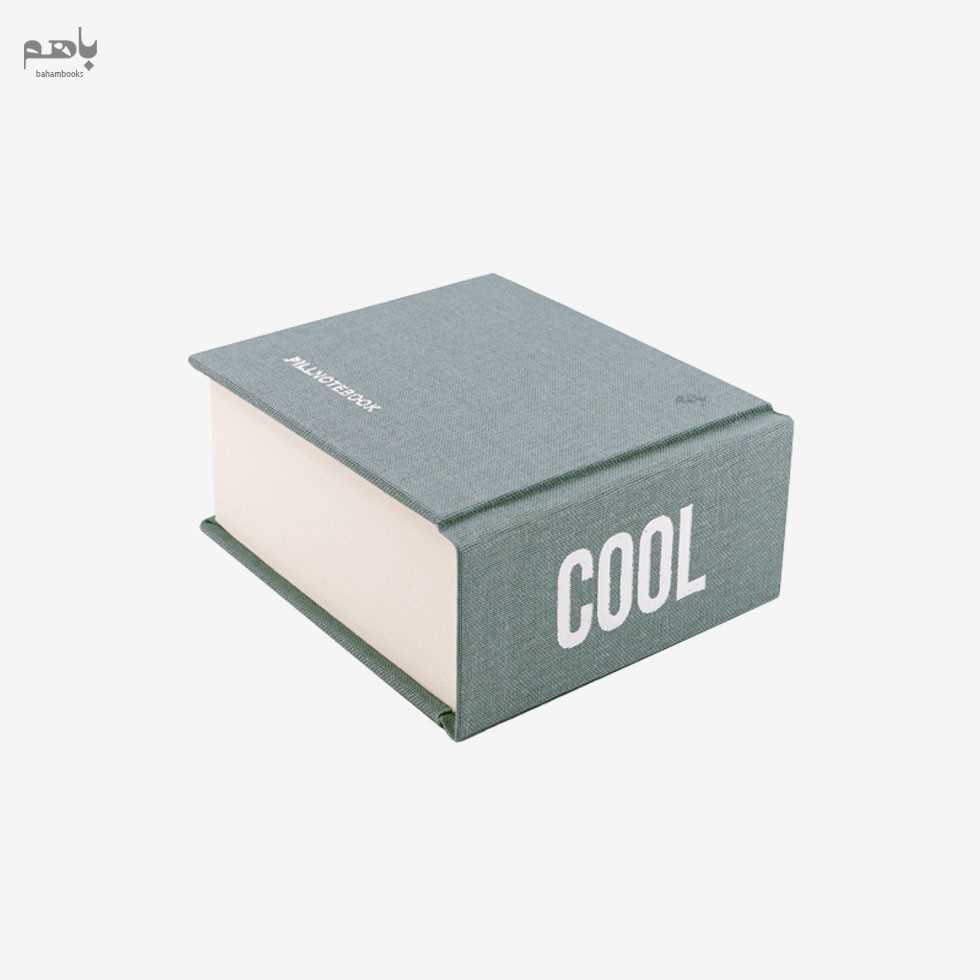 دفترچه یادداشت 200برگ پیل مدل جیبی  کیوب پارچه‌ای - 1