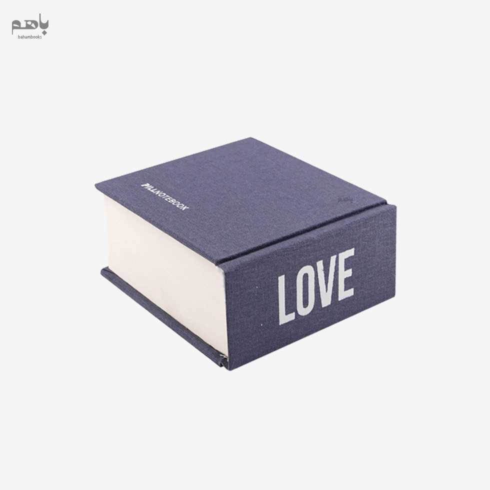 دفترچه یادداشت 200برگ پیل مدل جیبی  کیوب پارچه‌ای - 0