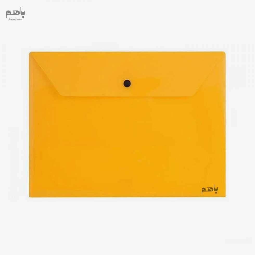 پوشه کرونا مدل کلاسیک رنگ زرد