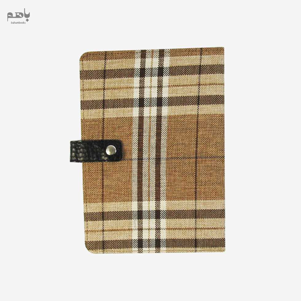 کلاسور آپادانا مدل قفل ‌دار طرح پارچه‌ای - 4