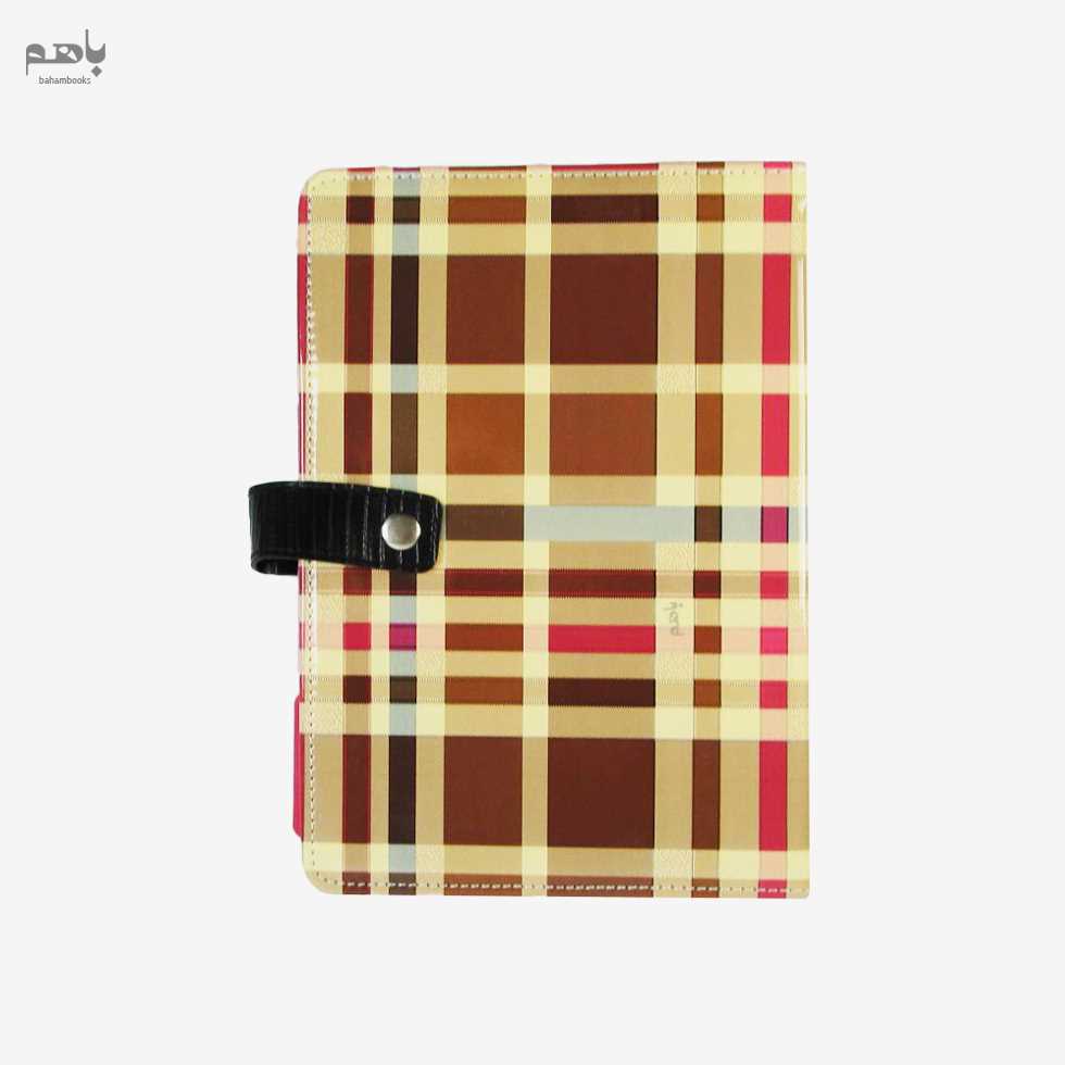 کلاسور آپادانا مدل قفل ‌دار طرح پارچه‌ای - 3