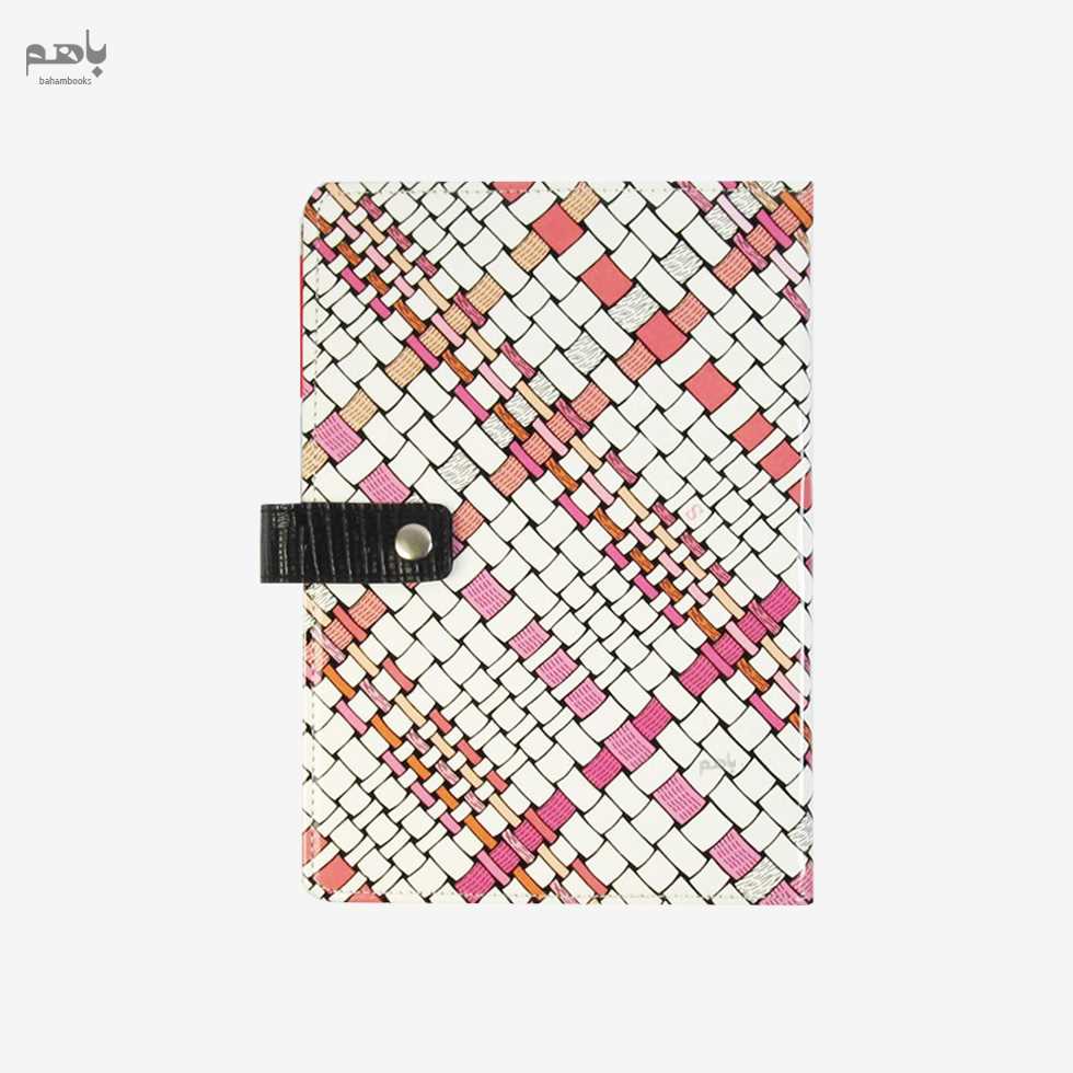 کلاسور آپادانا مدل قفل ‌دار طرح پارچه‌ای - 1