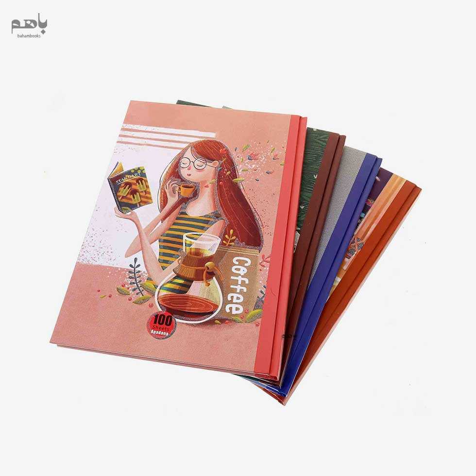 دفتر آپادانا 100 برگ ته دوخت جلد سخت فانتزی - 1