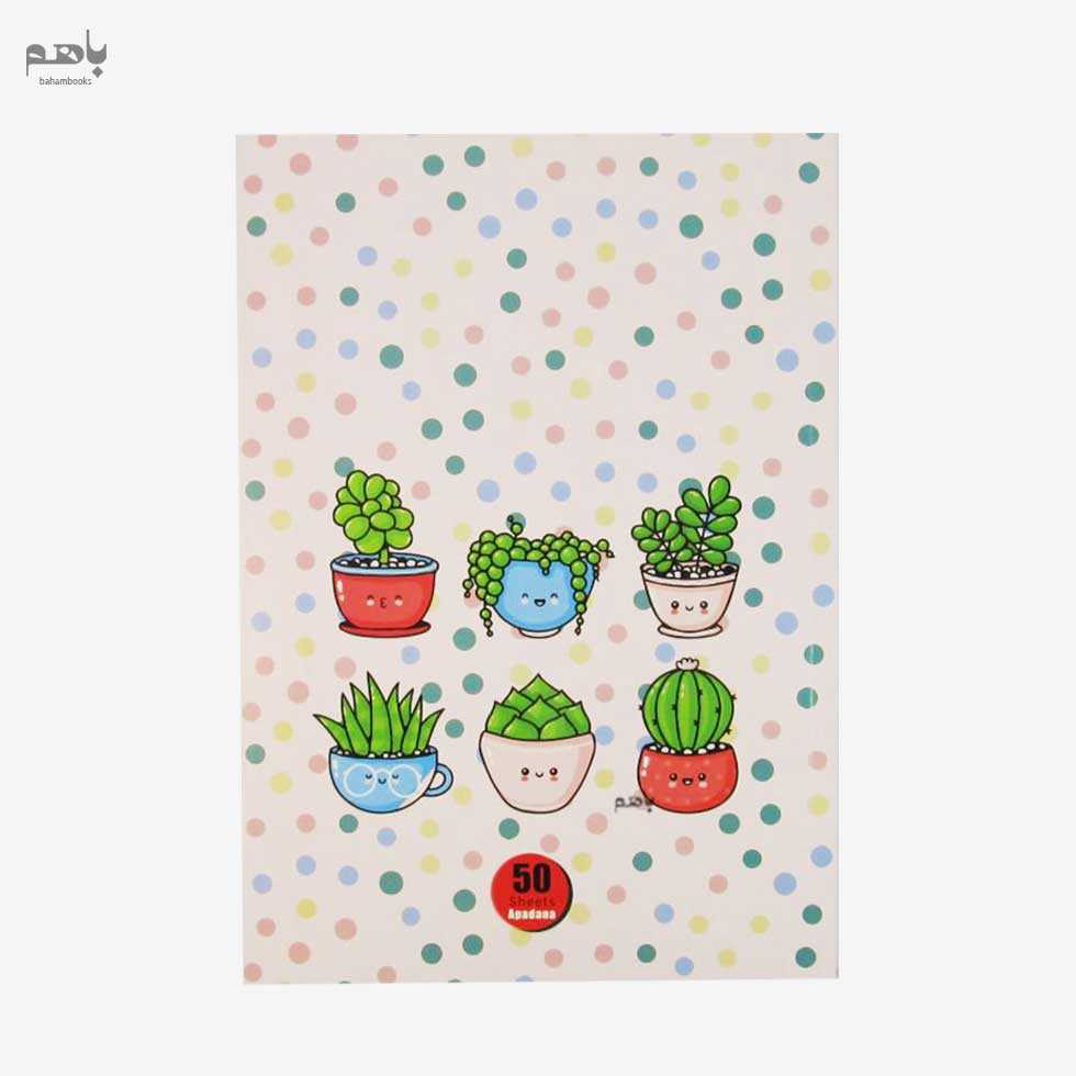 دفتر 50 برگ ته‌چسب نقاشی