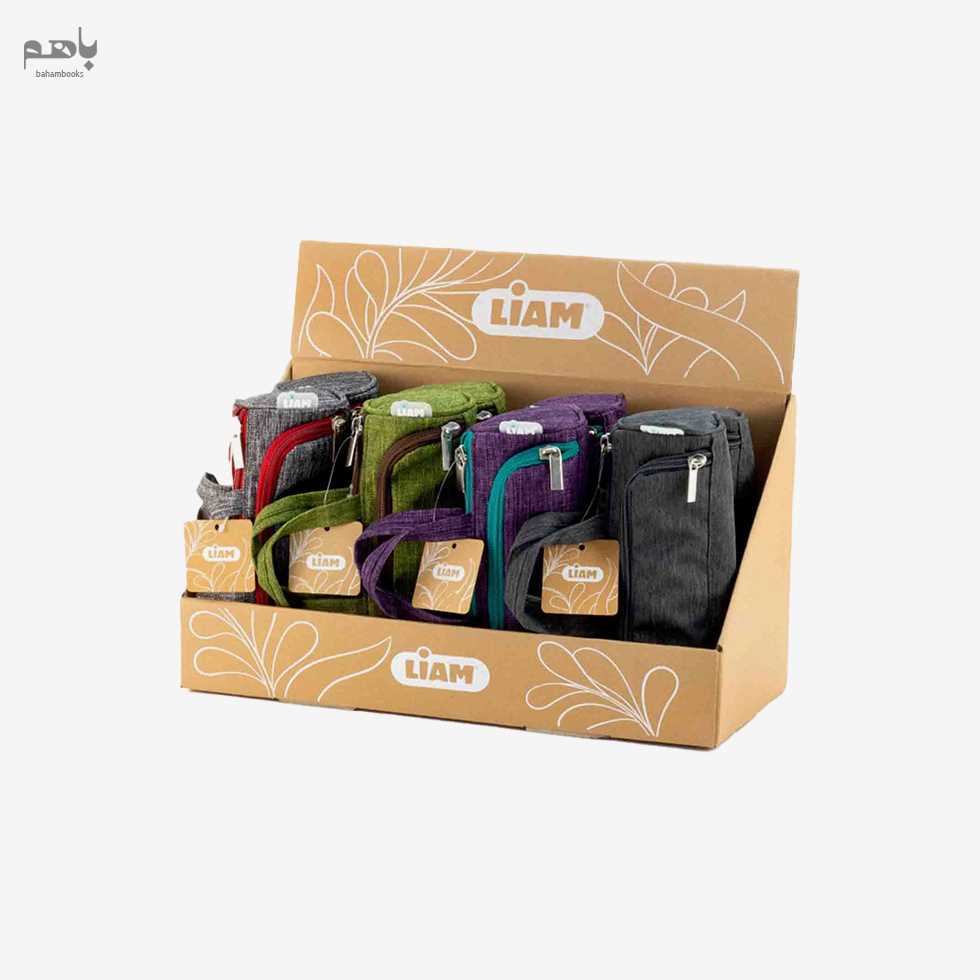 جامدادی لیام مدل 3 زیپ آروما کد 3071 - 3