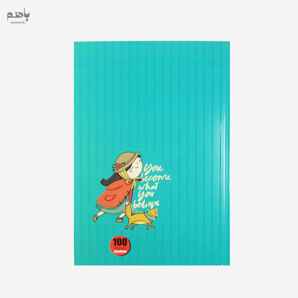 دفتر آپادانا 100 برگ سیمی ته چسب