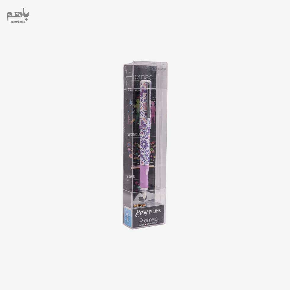 خودنویس پرمک مدل ایزی پلوم بدنه نرم طرح گل و پروانه