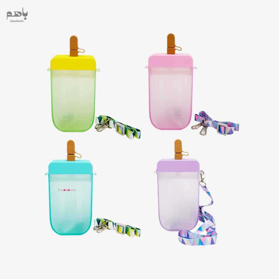 قمقمه نی‌دار طرح بستنی بند‌دار - 0