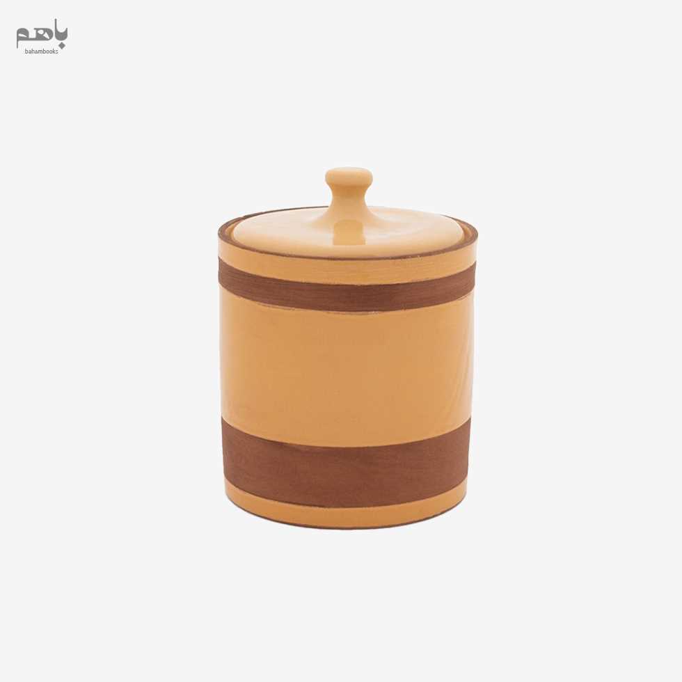 بانکه سفال ثریا رنگ کرمی