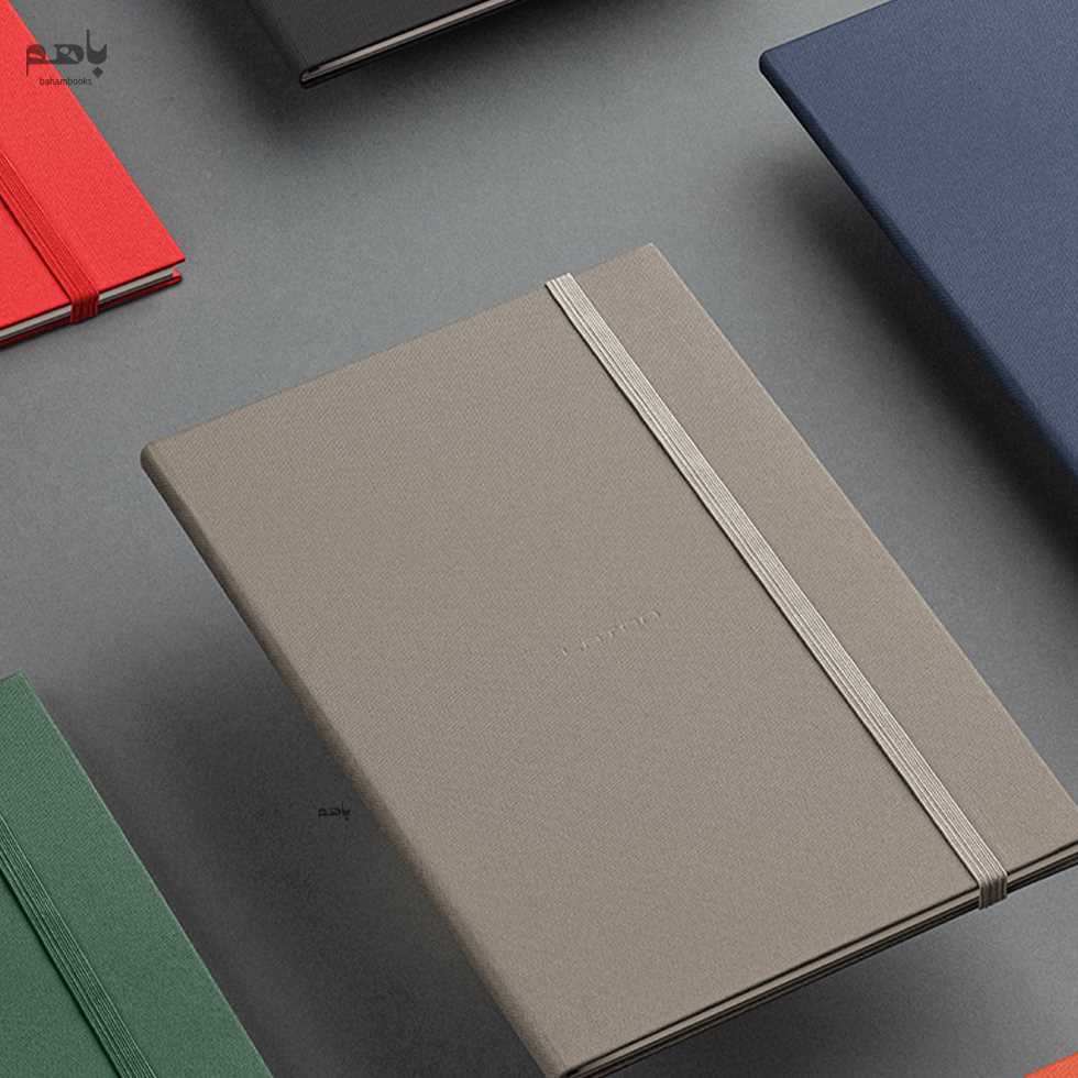 دفتر یادداشت لاتن مدل SPACE رنگ نارنجی کد LN96117 - 1