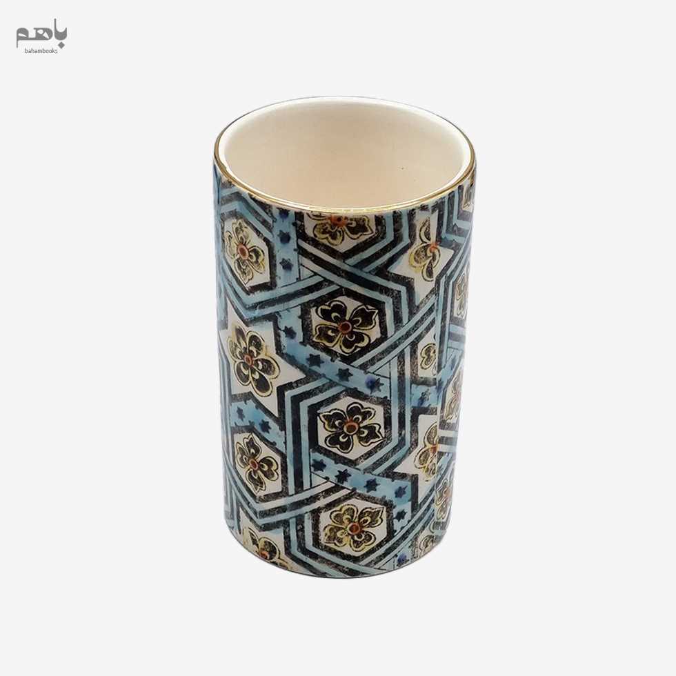 گلدان بزرگ طرح هندسی - 0