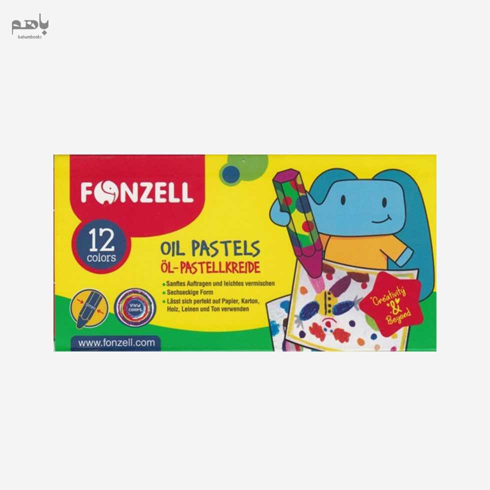 پاستل روغنی 12 رنگ فونزل 685089