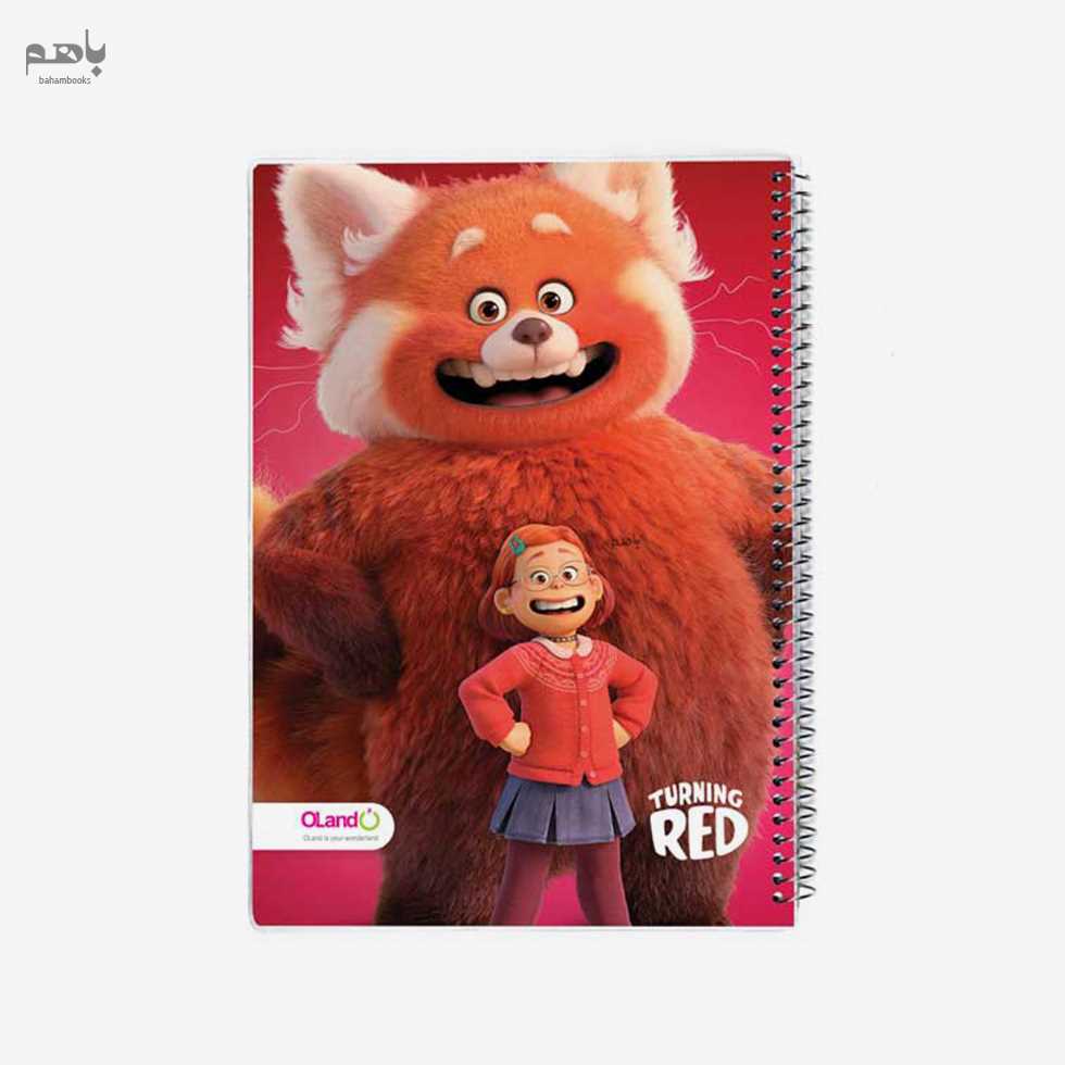 دفتر الند مدل شطرنجی طرح دار سیمی مجلد 40 برگ - 0