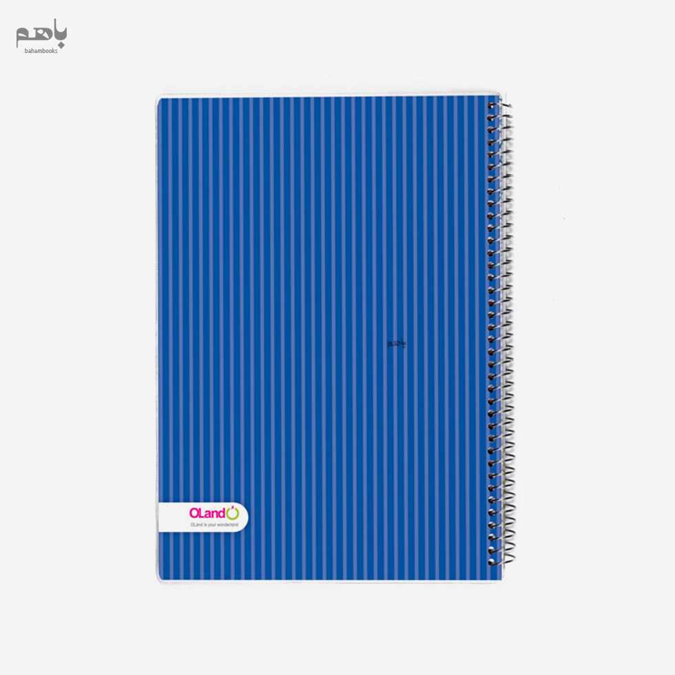 دفتر الند مدل ژلاتو طرح دار سیمی مجلد 40 برگ