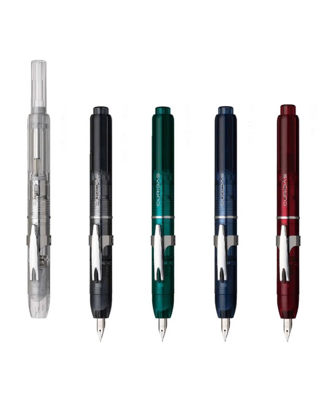 خودنویس پلاتینوم مدل پلیسیر رنگ سبز آبی سرقلم M - 2