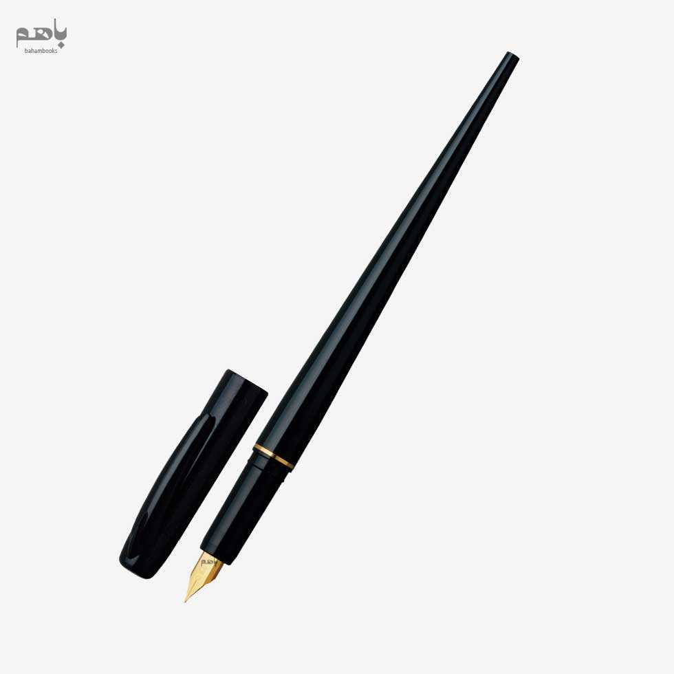 خودنویس پلاتینوم مدل دسک پن رنگ مشکی سرقلم EF - 0