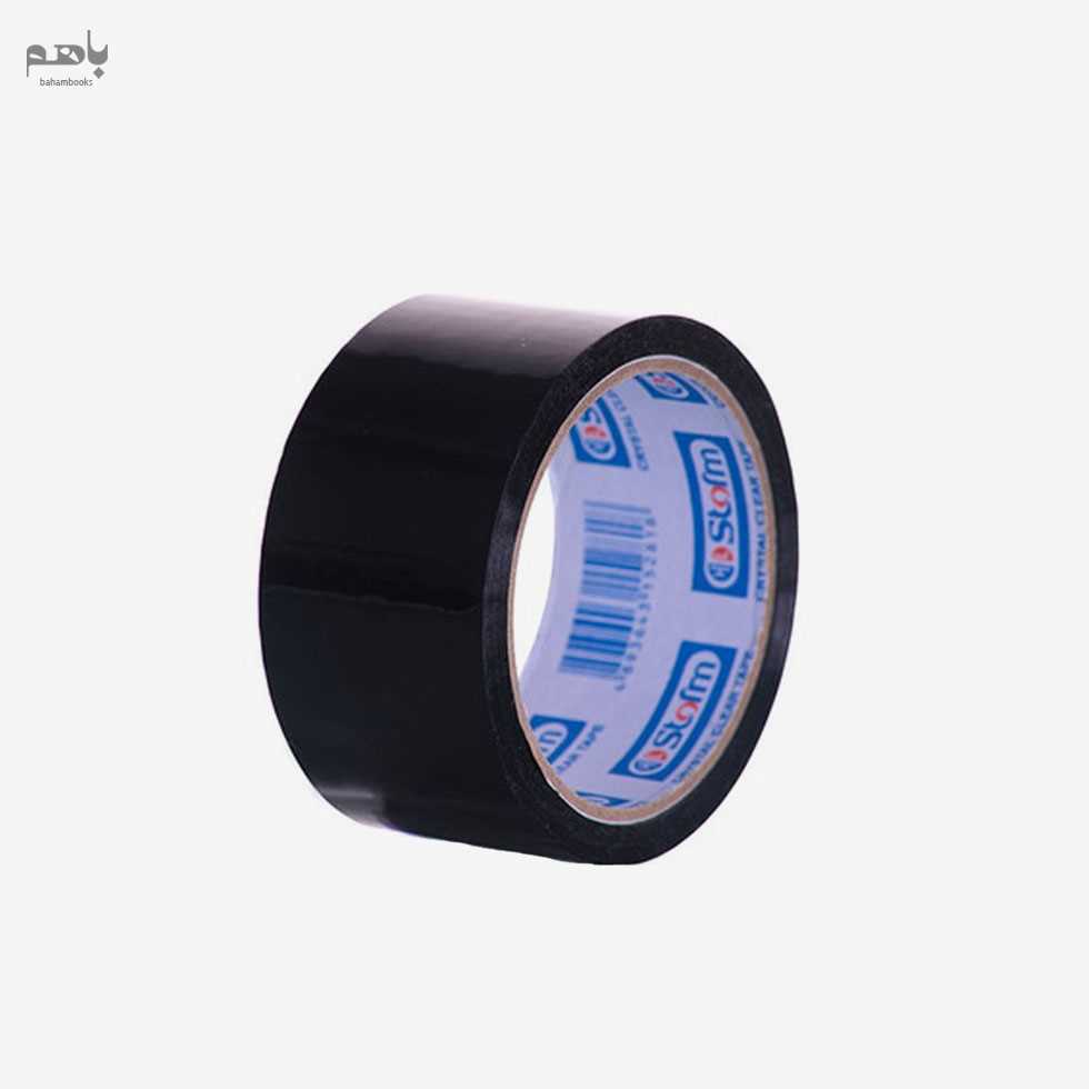 چسب پهن استورم  رنگ مشکی50 یارد - 0