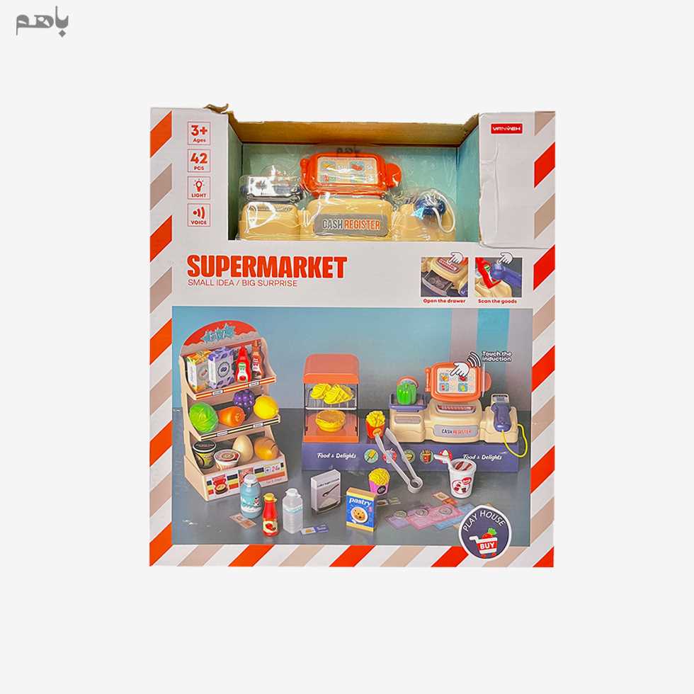 صندوق فروشگاهی وان یه مدل سوپرمارکت 42 تکه کد MW5581