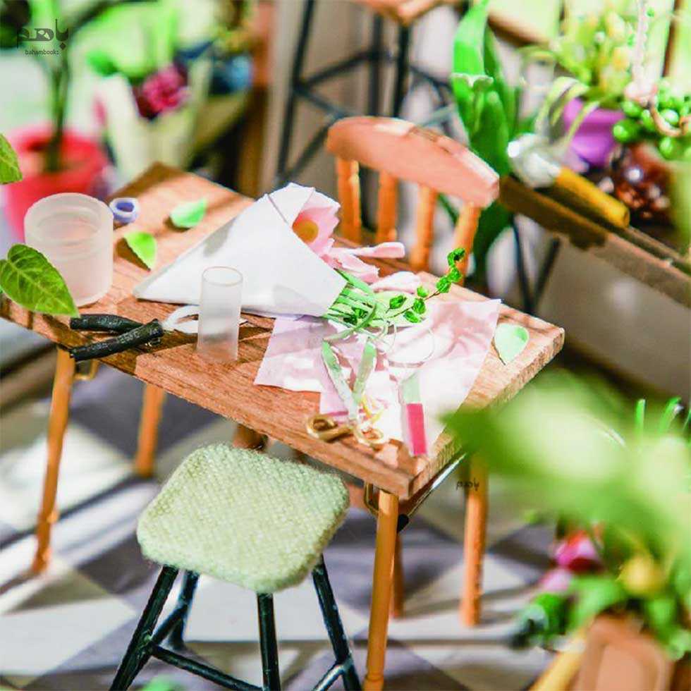 خانه مینیاتوری روبوتایم مدل گل فروشی امیلی کد DG145 - 2