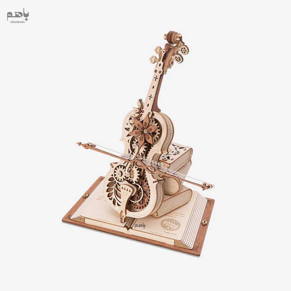 پازل 3 بعدی موزیک باکس مدل ویولن سل جادویی کد AMK63