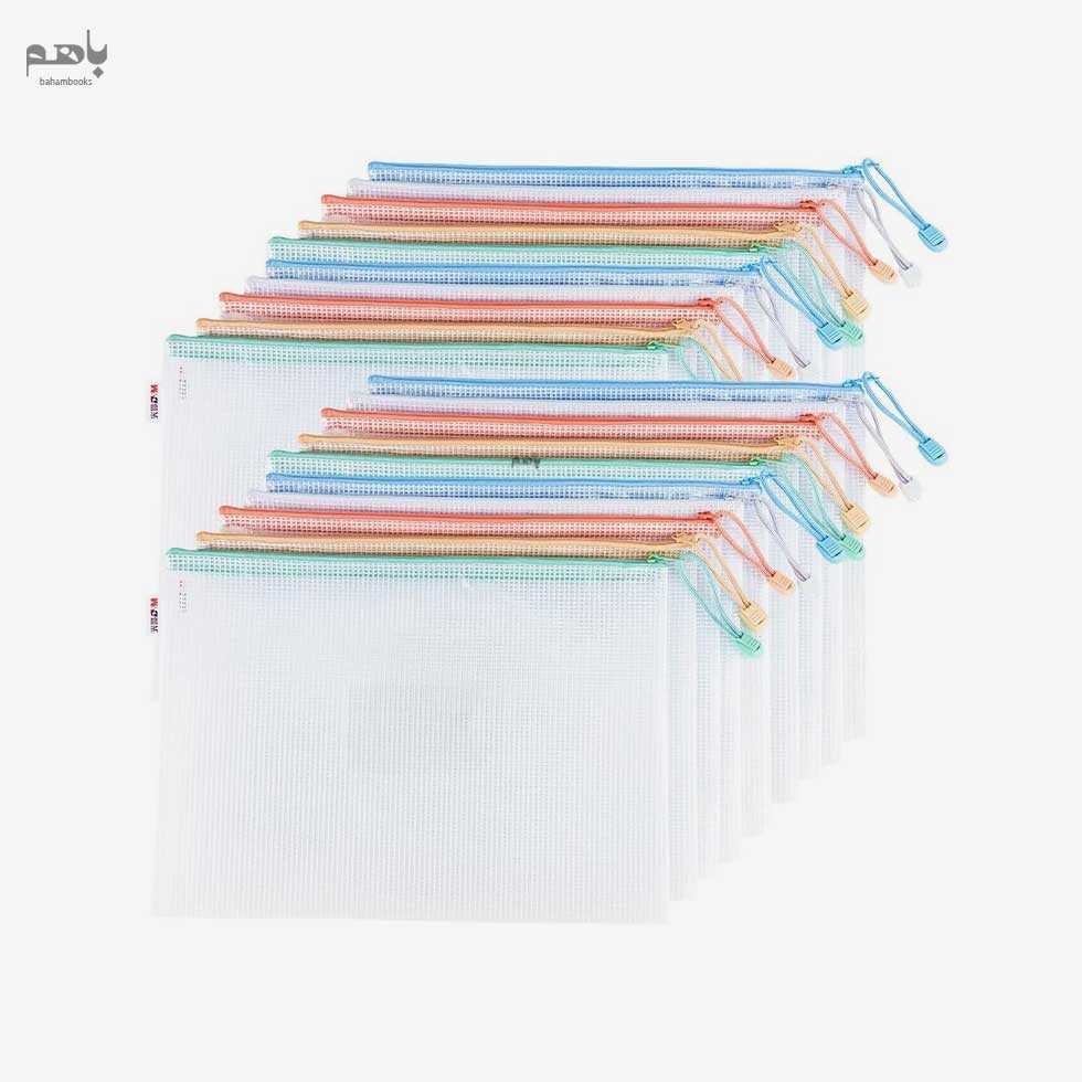 پوشه ام اند جی مدل زیپ دار سایز A5 کد ADM95078 - 0