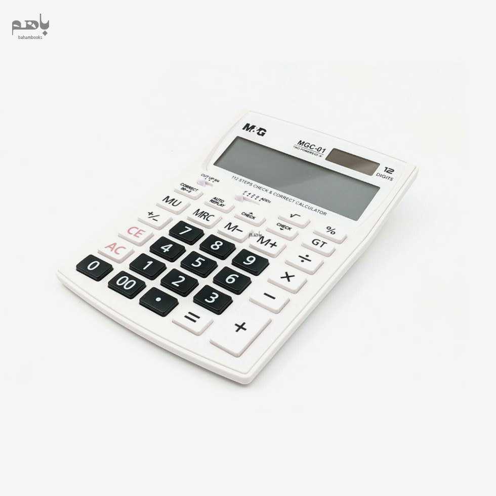 ماشین حساب ام اند جی مدل 12MGC01 رقم کد ADG98759 - 0