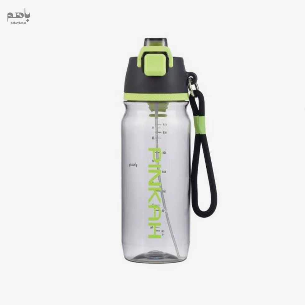 قمقمه پینکا مدل نی دار رنگ مشکی سایز 800 میل کد PJ783